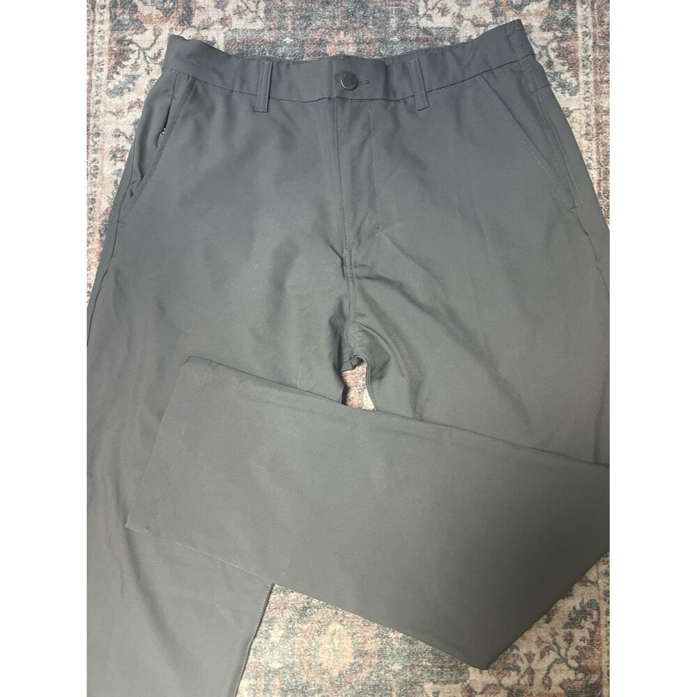 Marc-new-york Men's Grey and Black Trousers